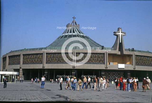 Mexico City, new Basilica of Guadalupe, patroness of Mexico and Empress of the Americas, inaugura…