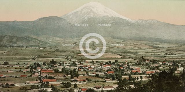 Mexico, Popocatapetl [sic] from Amecameca, between 1884 and 1900. Creator: William H. Jackson.
