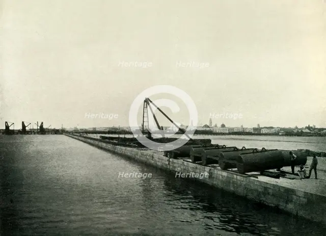 'Mexico's Artificial Harbours: The New Port Works at Vera Cruz, A Solid and Costly Enterprise', 1919 Creator: Unknown.