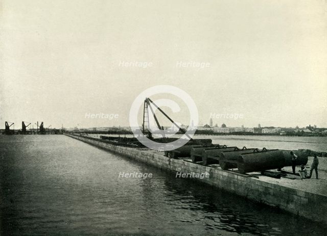 'Mexico's Artificial Harbours: The New Port Works at Vera Cruz, A Solid and Costly Enterprise', 1919 Creator: Unknown.