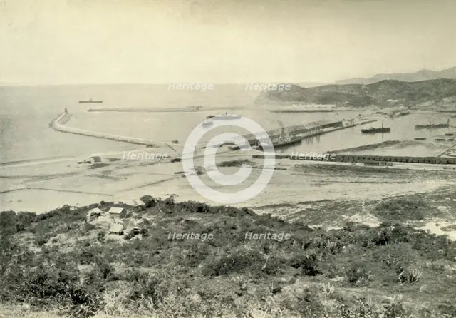 'Mexico's Artificial Harbours on the Pacific Coast: The New Port Works of Salina Cruz, The Terminus  Creator: Unknown.