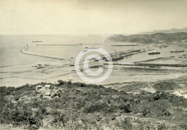 'Mexico's Artificial Harbours on the Pacific Coast: The New Port Works of Salina Cruz, The Terminus  Creator: Unknown.
