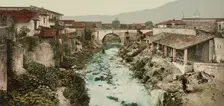 Mexico, view from bridge, Orizaba, between 1884 and 1900. Creator: William H. Jackson