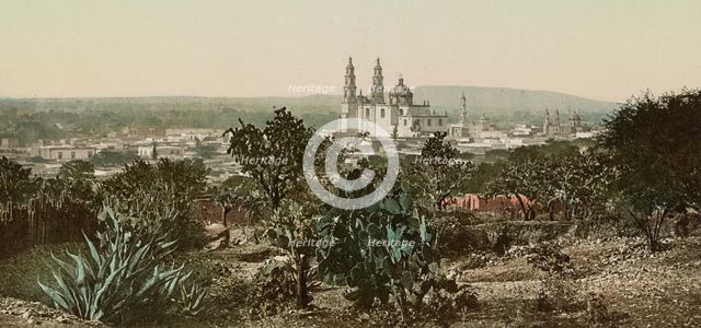 Mexico, view showing Cathedral Lagos, between 1884 and 1900. Creator: William H. Jackson.