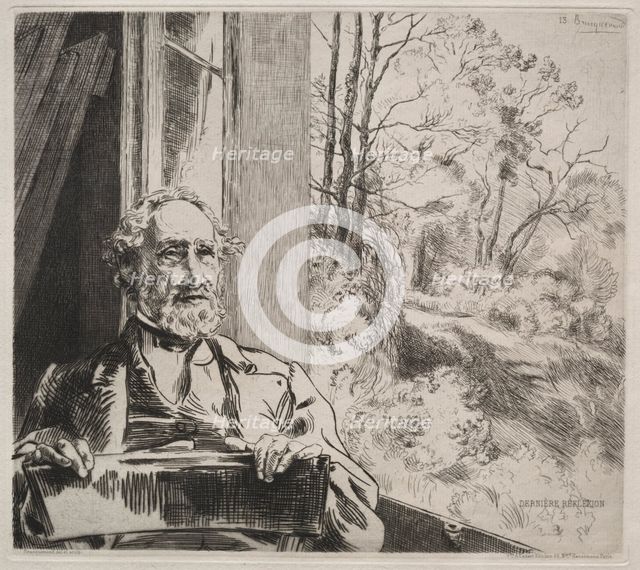 Meyer-Heine, c. 1872. Creator: Félix Bracquemond (French, 1833-1914); Alfred Cadart.