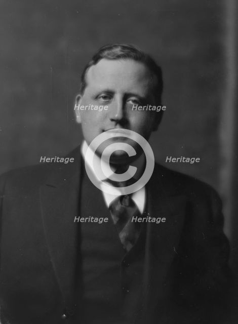 Meyer, Wilhelm, Mr., portrait photograph, 1917 Feb. 2. Creator: Arnold Genthe.