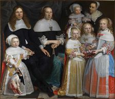Meyndert Sonck with wife and children, 1662. Creator: Rotius, Jan Albertsz. (1624-1666)