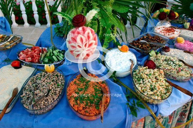 Meze, North Cyprus. Creator: Peter Thompson.