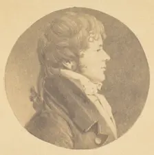 Mezzotint portrait of a Young Man in Profile, from The St. Memin Collection of Portraits, 1862. Creator: Jeremiah Gurney