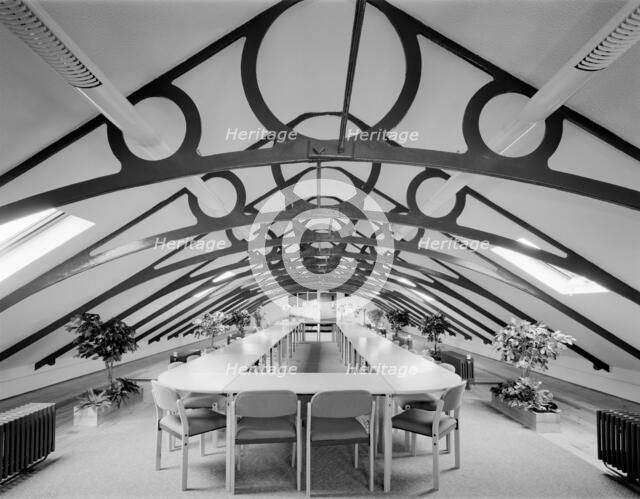 Mezzanine floor in the roof space of the former Gifford Fox lace factory, Chard, Somerset, 1999. Artist: EH/RCHME staff photographer