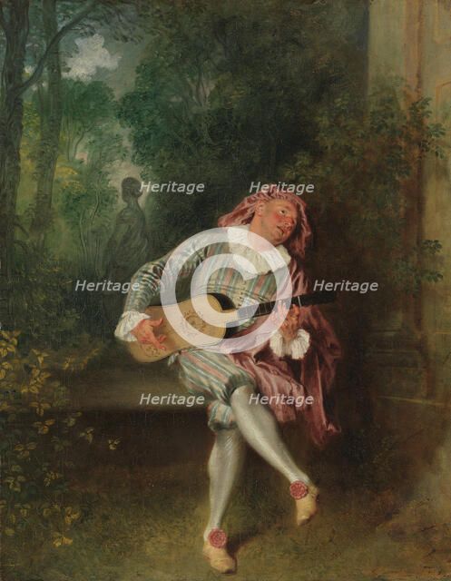 Mezzetin, ca. 1718-20. Creator: Jean-Antoine Watteau.