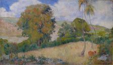 Meadow on Martinique, 1887. Creator: Gauguin, Paul Eugéne Henri (1848-1903)