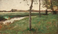 Meadow and Stream, between 19th and 20th century. Creator: Unknown
