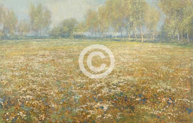 Meadow in Bloom, 1913. Creator: Egbert Schaap.