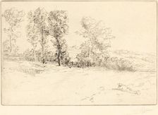 Meadow in Sunshine (Le pre ensoleille). Creator: Alphonse Legros