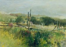 Meadow with fence, c1870/1880. Creator: Johann Till