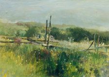 Meadow with fence, c1870/1880. Creator: Johann Till