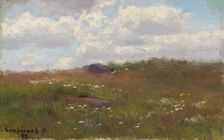 Meadow with Summer Flowers, 1892. Creator: Eero Jarnefelt