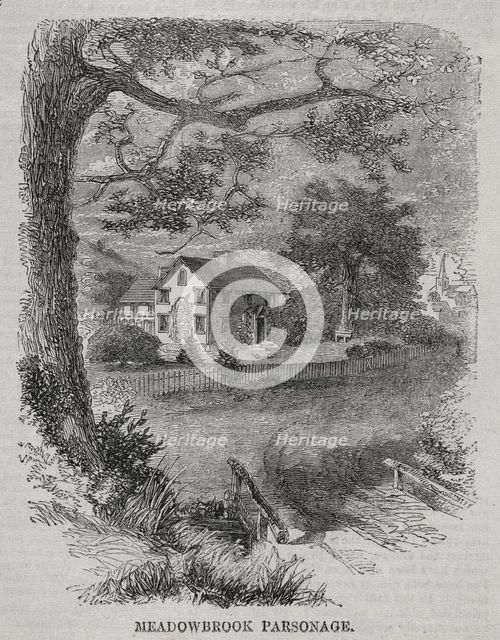Meadowbrook Parsonage, 1860. Creator: Winslow Homer (American, 1836-1910).