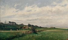 Meadows, (Villerville), c1877. Creator: Carlos de Haes