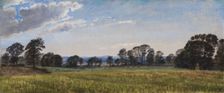 Meadows at Dortheaslyst, 1871-1875. Creator: Peter Christian Thamsen Skovgaard