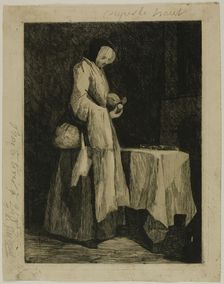 Meal for a Convalescent, 1862. Creator: Jules de Goncourt