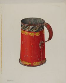 Measure Cup, c. 1940. Creator: Charles Henning