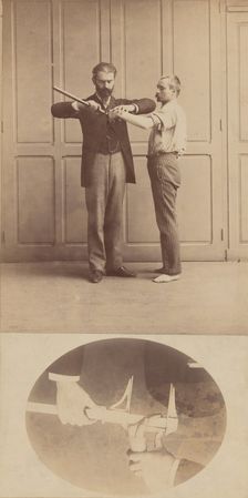 Measurement of Left Middle Finger, ca. 1893. Creator: Alphonse Bertillon