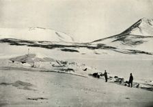 Meares and Demetri at Discovery Hut 4 November 1911, (1913). Artist: Herbert Ponting