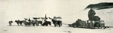 Meares and Demetri with Their Dog Teams Leaving Hut Point c1911, (1913). Artist: Herbert Ponting