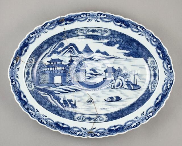 Meat dish or stand for a tureen, 1800-1899. Creator: Unknown.