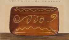 Meat Dish, c. 1939. Creator: Philip Smith