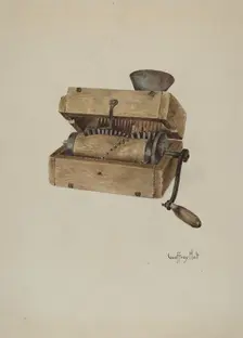 Meat Grinder, c. 1939. Creator: Geoffrey Holt