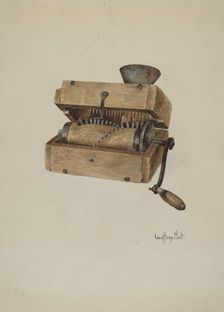 Meat Grinder, c. 1939. Creator: Geoffrey Holt