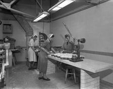 Meat pie production, Rawmarsh, South Yorkshire, 1959. Artist: Michael Walters