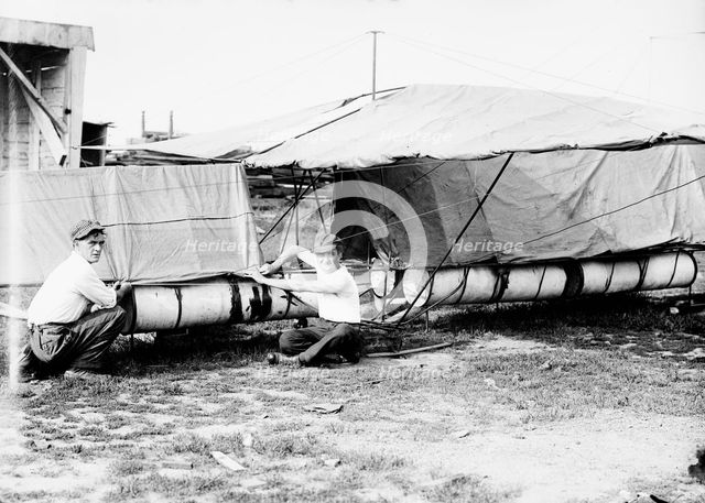 Meckler-Allen Aeroplane, between c1910 and c1915. Creator: Bain News Service.