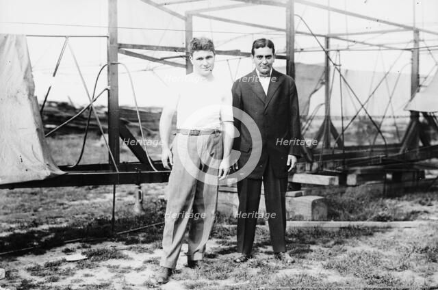 Meckler-Allen Aeroplane, between c1910 and c1915. Creator: Bain News Service.