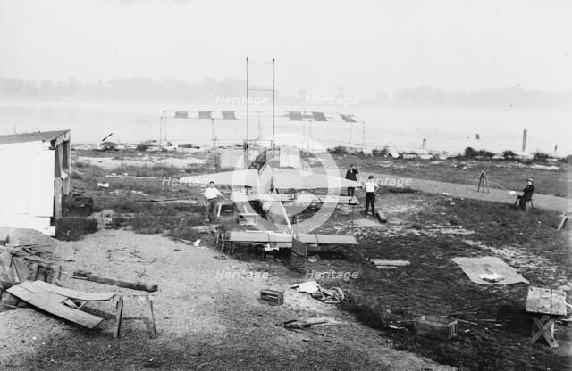 Meckler-Allen Aeroplane, between c1910 and c1915. Creator: Bain News Service.