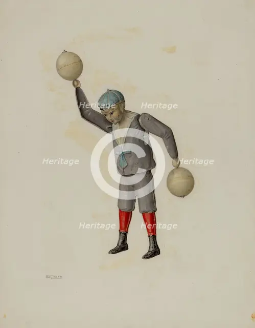 Mechanical Toy, c. 1937. Creator: Isidore Danziger.
