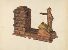 Mechanical Artillery Bank, c. 1940. Creator: Alf Bruseth