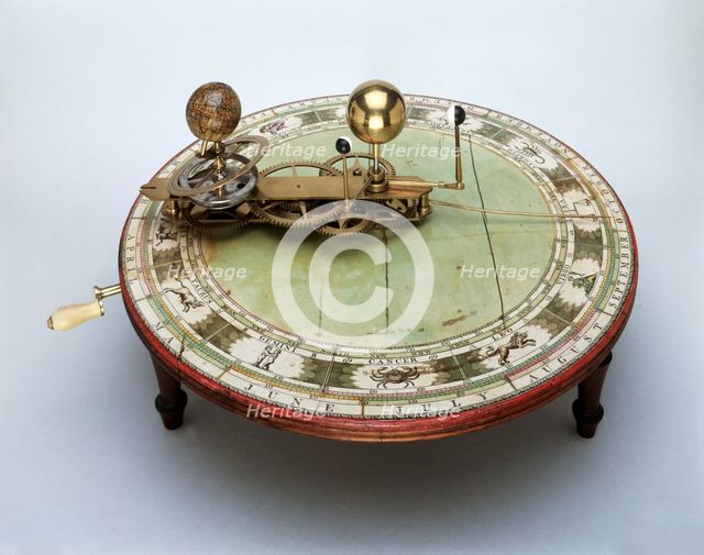 Mechanical orrery, 18th century. Creator: Unknown.