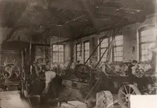 Mechanics shop, Rowntree Cocoa Works, York, Yorkshire, 1900