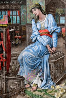 Mechthild of Magdeburg, (1896). Creator: C. Robersts