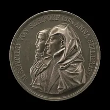 Mechtild von Seedorf and Anna Seiler [obverse], 1818. Creator: Sebastian Burger