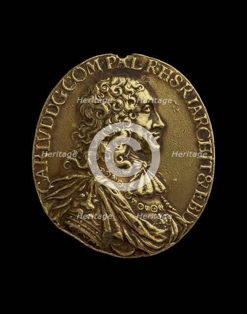 Medal, 1671. Artist: Unknown.