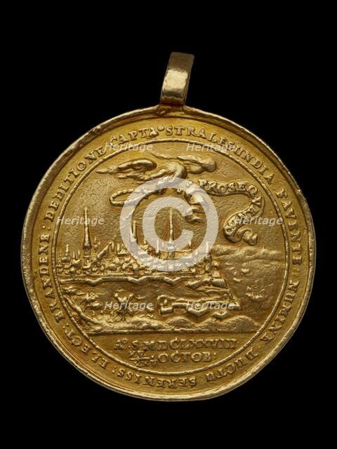 Medal, 1678. Artist: Unknown.