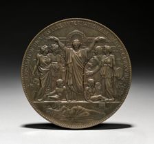 Medal , 1878. Creator: Eugène André Oudiné (French, 1810-1887)