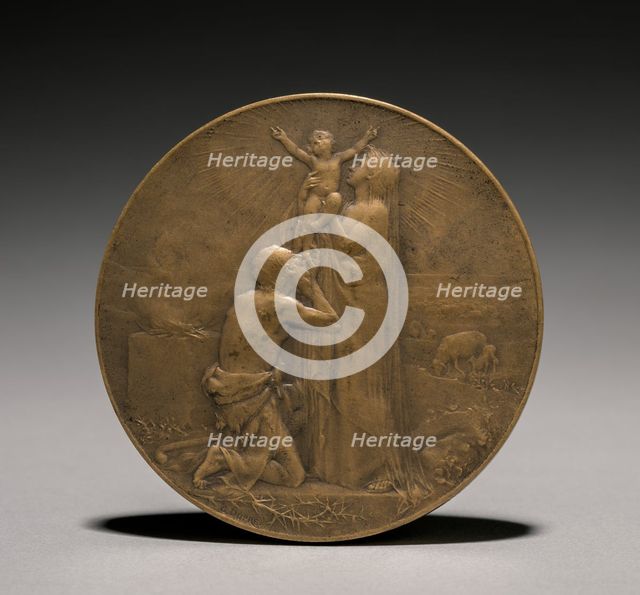 Medal , 1800s. Creator: Jules Dupré (French, 1811-1889).