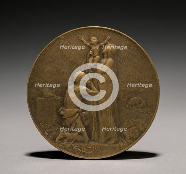 Medal , 1800s. Creator: Jules Dupré (French, 1811-1889).
