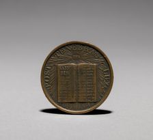 Medal: Commemorating 3c Jubilé de la Reformation Genève 23 Aôut 1835 (obverse), 1835. Creator: Unknown